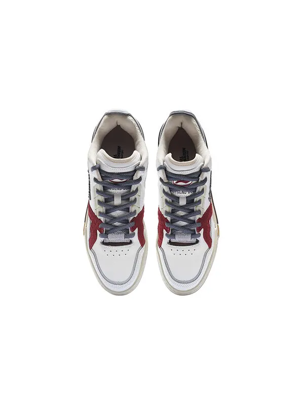 Кроссовки 001 btc Li-Ning — изображение 4 из 4, белый/серый/красный