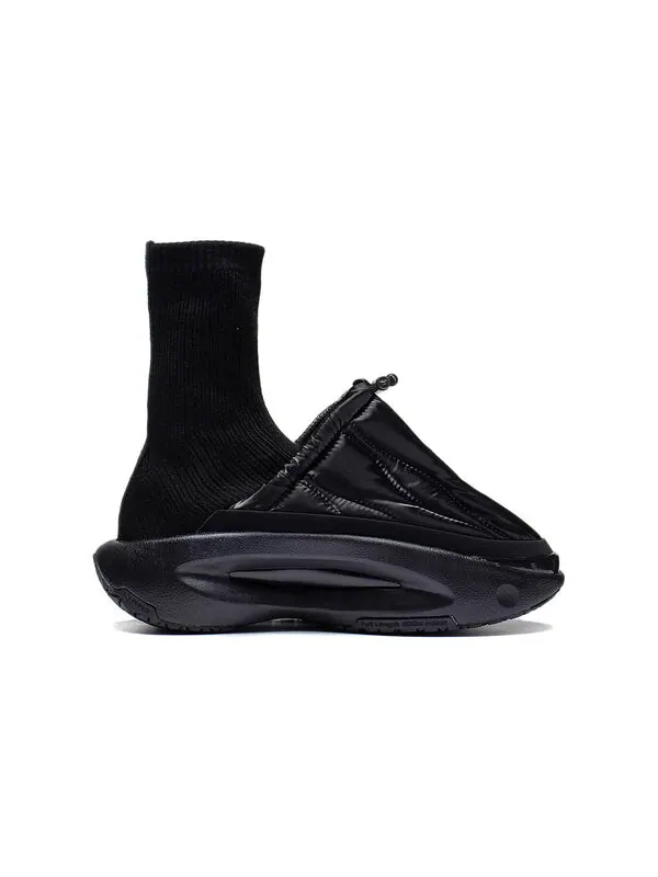 Кроссовки yunyou пушистые высокие Li-Ning — изображение 2 из 4, черный