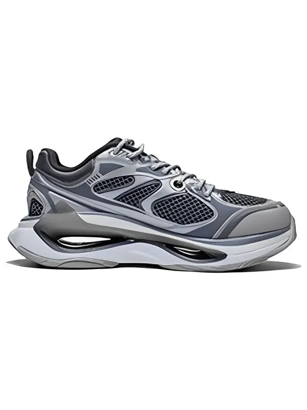 Кроссовки бесконечность 3м Li-Ning — изображение 2 из 4, серебристый/серый