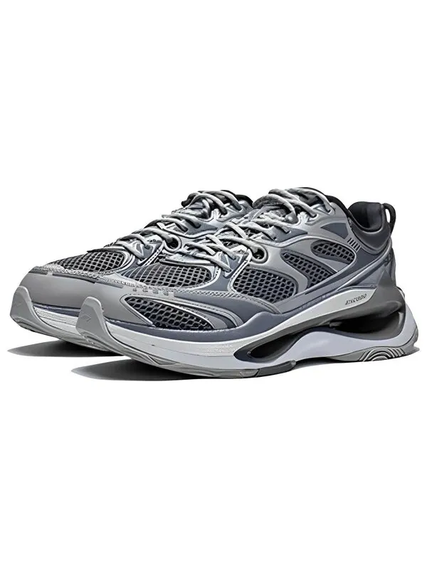 Кроссовки бесконечность 3м Li-Ning — изображение 3 из 4, серебристый/серый