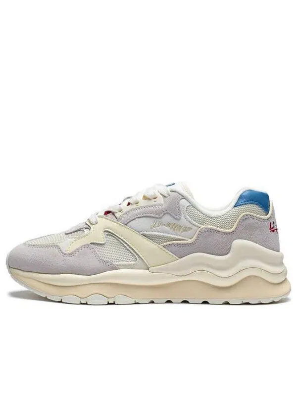 Кроссовки 001 шанхай Li-Ning — изображение 1 из 4, серый/белый/желтый