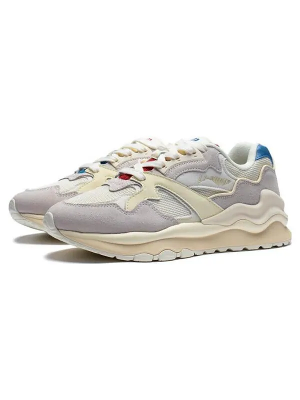 Кроссовки 001 шанхай Li-Ning — изображение 3 из 4, серый/белый/желтый