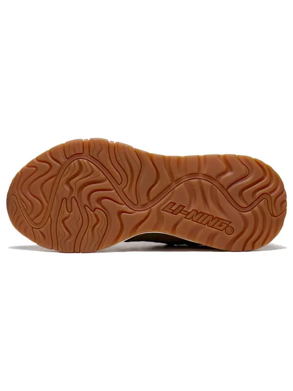 Кроссовки 001 шанхай Li-Ning — изображение 3 из 3, зеленый/коричневый