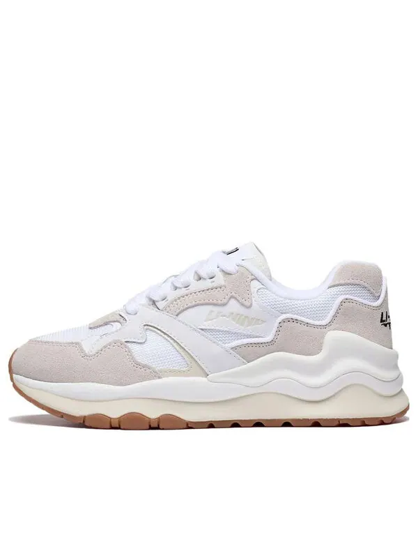 Кроссовки 001 шанхай Li-Ning — изображение 1 из 3, белый/серый/бежевый