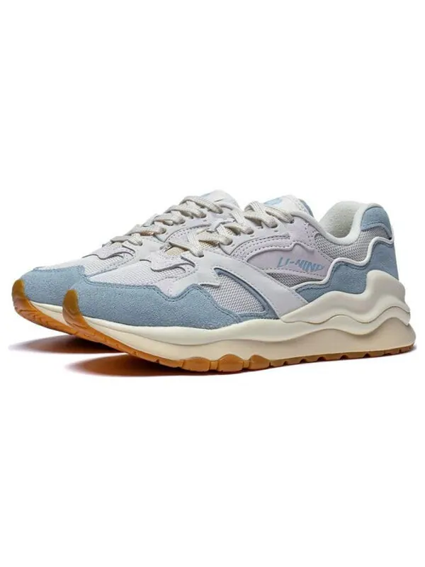 Кроссовки 001 шанхай Li-Ning — изображение 3 из 4, синий/серый