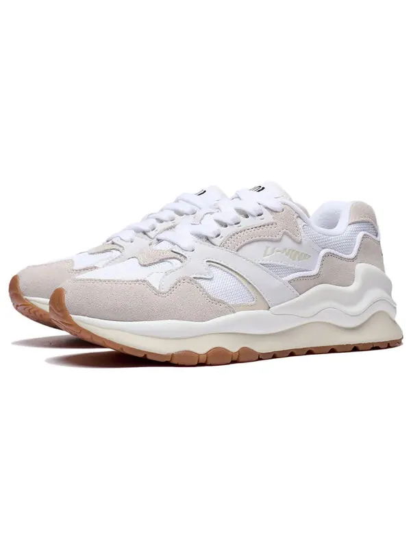 Кроссовки 001 шанхай Li-Ning — изображение 3 из 4, белый/бежевый