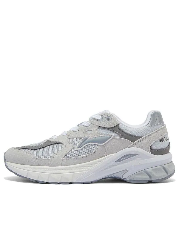 Кроссовки яростный наездник бегун Li-Ning — изображение 1 из 4, белый/серый