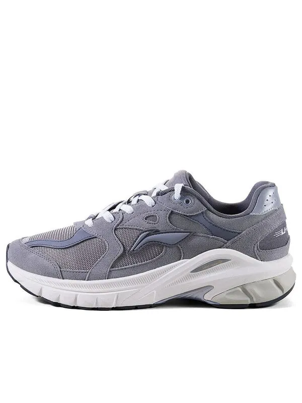 Кроссовки яростный наездник бегун Li-Ning — изображение 1 из 4, серый/белый