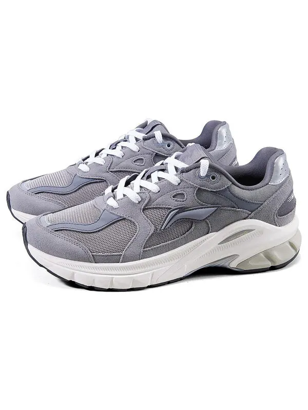 Кроссовки яростный наездник бегун Li-Ning — изображение 3 из 4, серый/белый