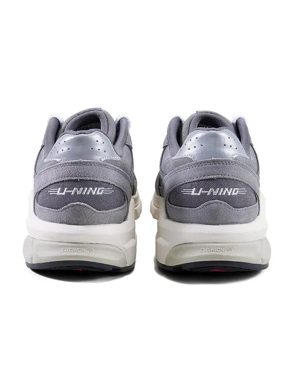Кроссовки яростный наездник бегун Li-Ning — изображение 4 из 4, серый/белый