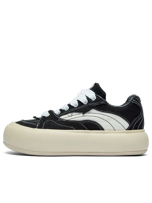 Кроссовки на платформе с пуховиком Li-Ning — изображение 1 из 4, черный/бежевый
