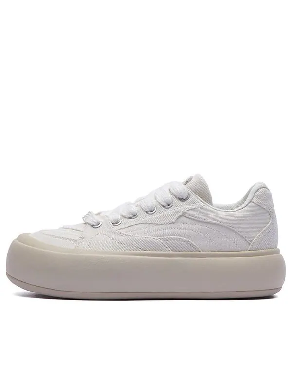 Кроссовки на платформе с пуховиком Li-Ning — изображение 1 из 4, бежевый