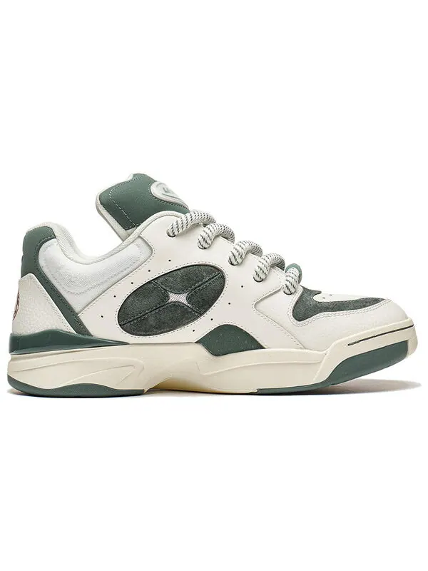 Кроссовки падающая звезда Li-Ning — изображение 3 из 4, бежевый/зеленый