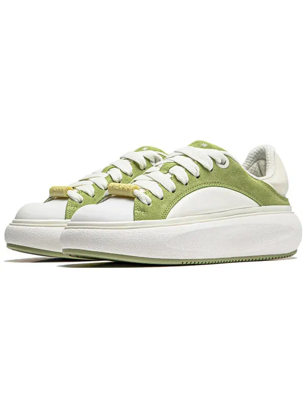 Кроссовки yunyou c4d Li-Ning — изображение 2 из 4, белый/зеленый