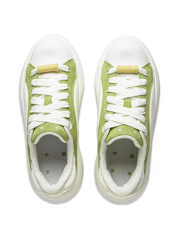 Кроссовки yunyou c4d Li-Ning — изображение 3 из 4, белый/зеленый
