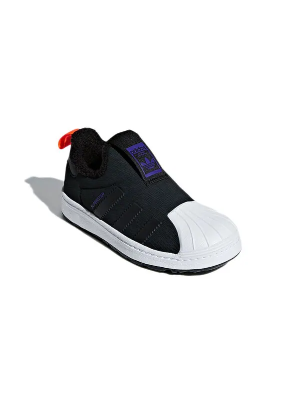 Кроссовки оригинал суперстар зима 360 c Adidas — изображение 3 из 4, черный/белый