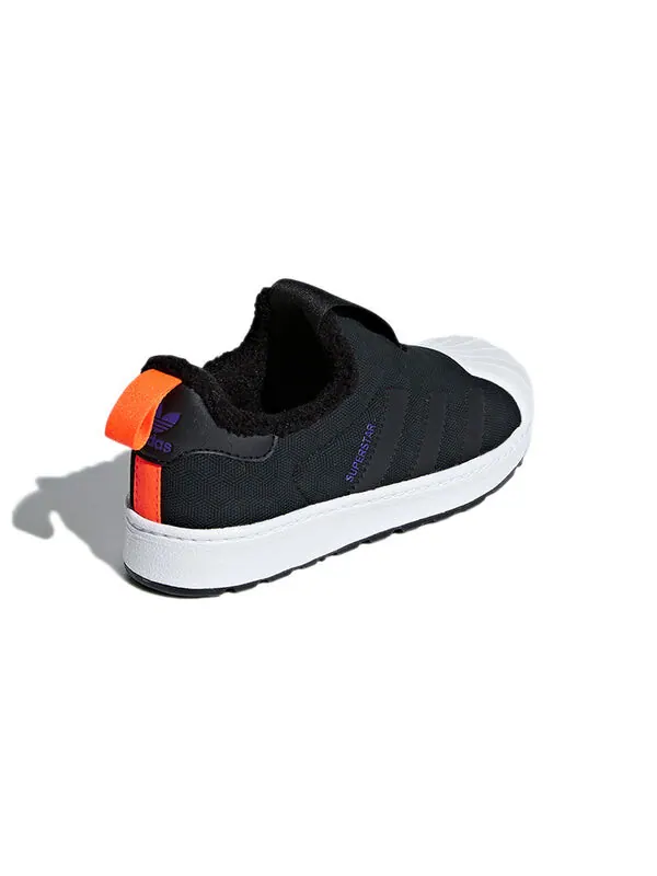 Кроссовки оригинал суперстар зима 360 c Adidas — изображение 4 из 4, черный/белый