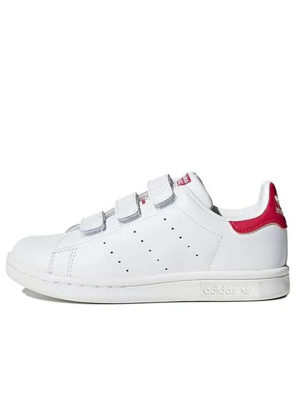 Кроссовки оригиналы stan smith cf c Adidas — изображение 1 из 4, белый/розовый