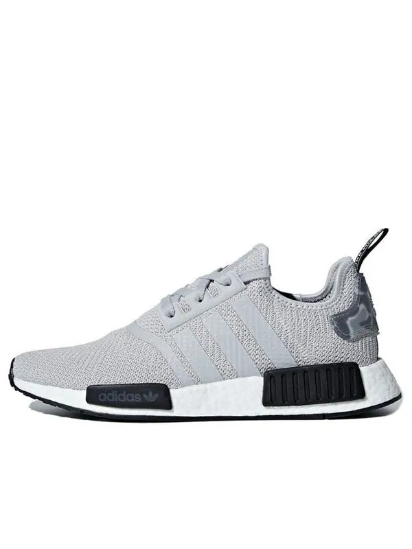 Кроссовки nmd_r1 Adidas — изображение 1 из 4, серый-черный