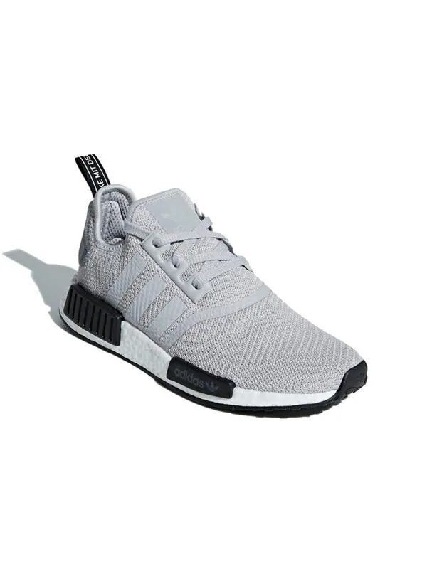 Кроссовки nmd_r1 Adidas — изображение 2 из 4, серый-черный