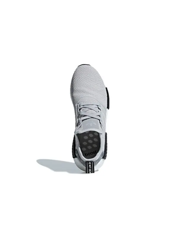 Кроссовки nmd_r1 Adidas — изображение 4 из 4, серый-черный
