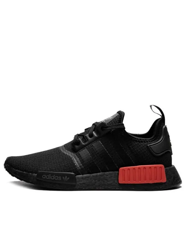 Кроссовки nmd_r1 Adidas — изображение 1 из 4, черный/красный