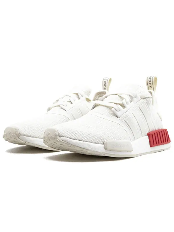Кроссовки nmd_r1 Adidas — изображение 3 из 4, белый красный