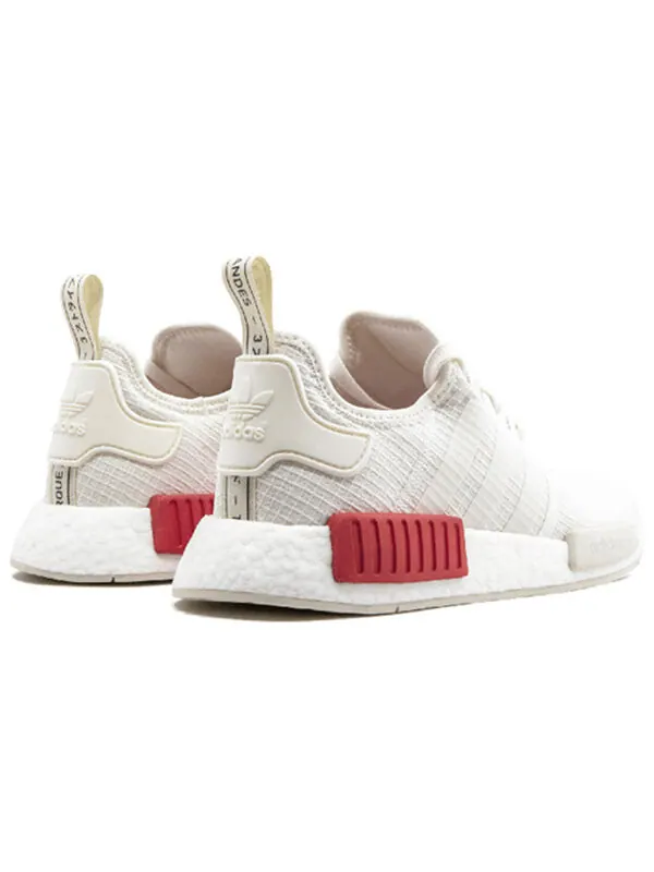 Кроссовки nmd_r1 Adidas — изображение 4 из 4, белый красный