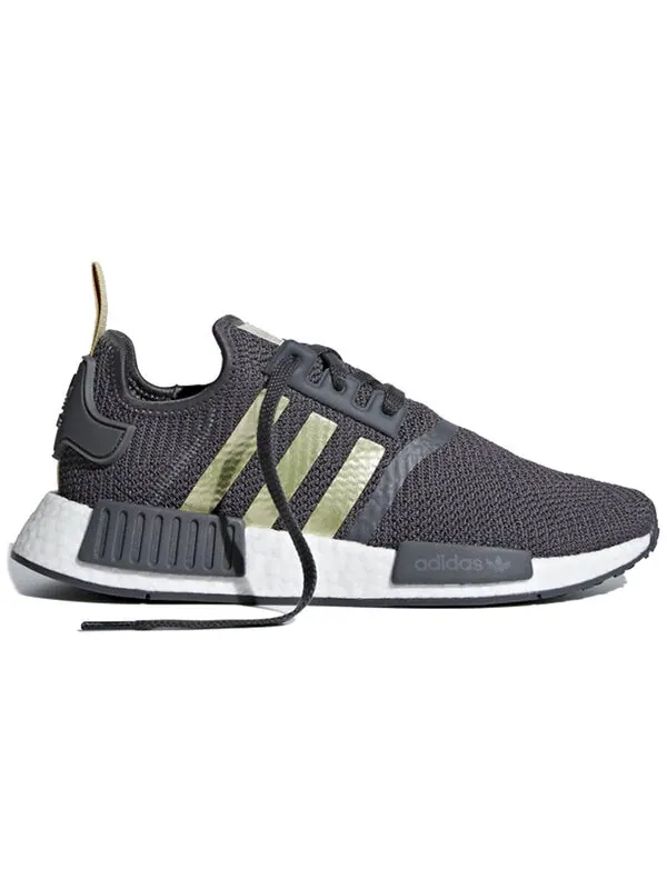 Кроссовки nmd_r1 Adidas — изображение 2 из 4, серый/золотистый