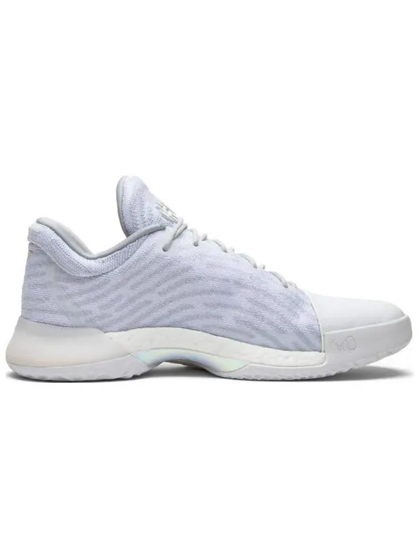 Кроссовки Harden Vol. 1 Adidas — изображение 2 из 4, белый/серый