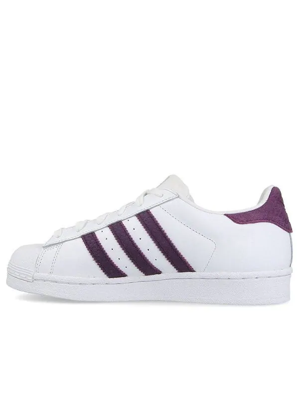 Кроссовки оригиналы суперзвезда Adidas — изображение 1 из 3, белый/серый/фиолетовый