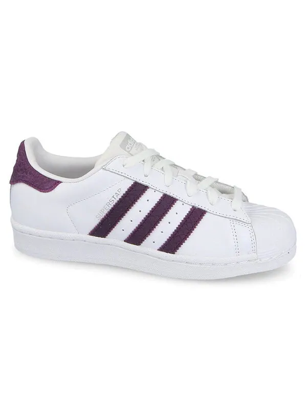 Кроссовки оригиналы суперзвезда Adidas — изображение 2 из 3, белый/серый/фиолетовый