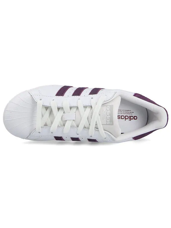 Кроссовки оригиналы суперзвезда Adidas — изображение 3 из 3, белый/серый/фиолетовый