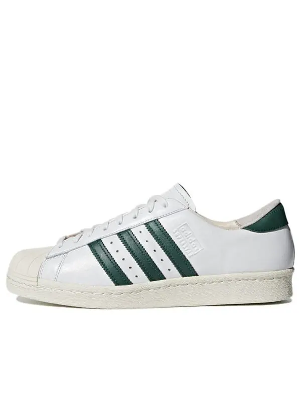Кроссовки суперзвезда 80-х годов recon Adidas — изображение 1 из 4, белый/зеленый/белый