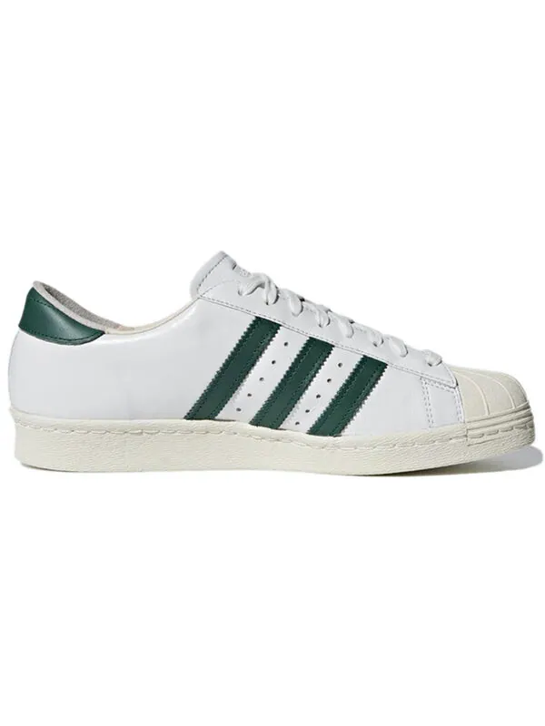 Кроссовки суперзвезда 80-х годов recon Adidas — изображение 3 из 4, белый/зеленый/белый