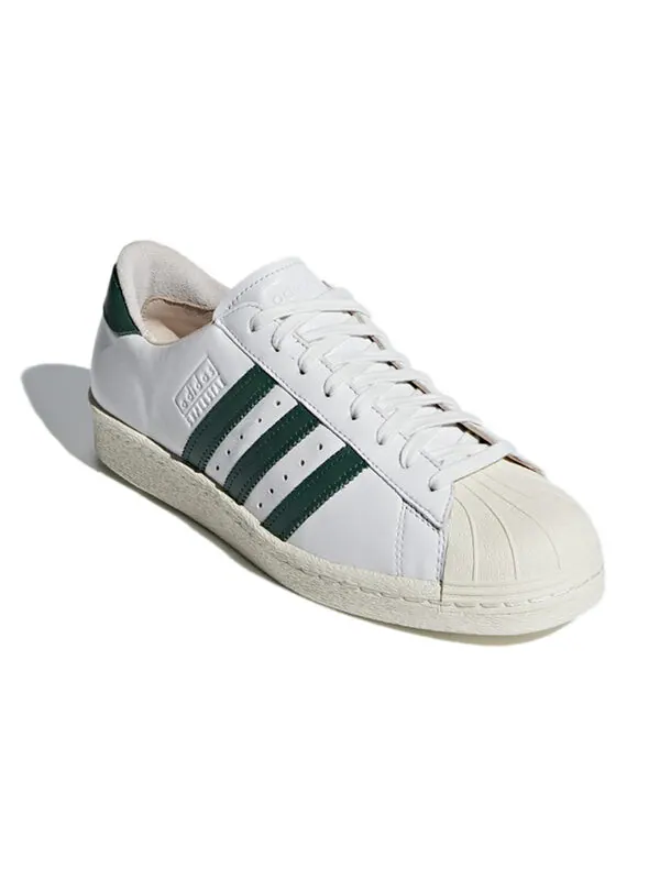 Кроссовки суперзвезда 80-х годов recon Adidas — изображение 4 из 4, белый/зеленый/белый