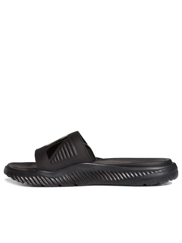 Кроссовки alphabounce slide 'black' Adidas — изображение 1 из 4, черный