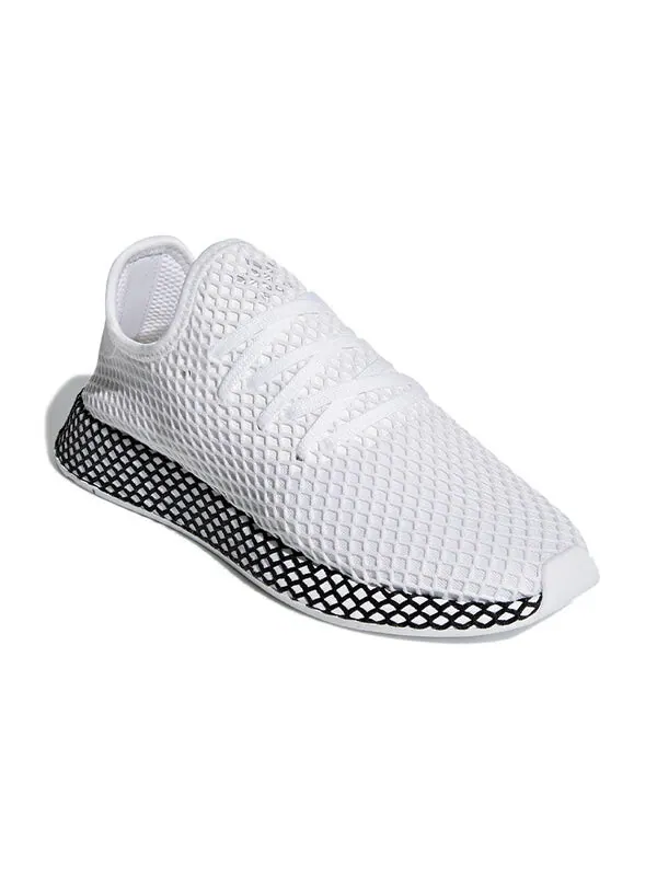 Кроссовки deerupt бегун Adidas — изображение 3 из 4, белый/черный