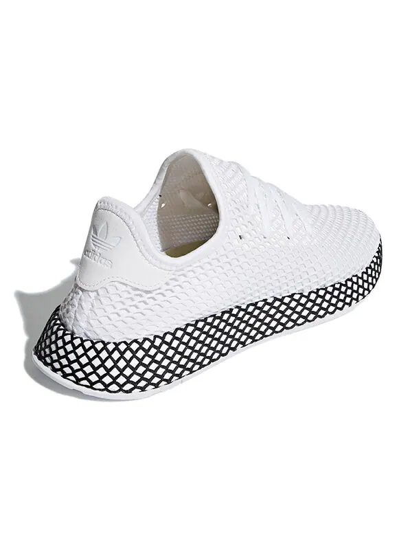Кроссовки deerupt бегун Adidas — изображение 4 из 4, белый/черный