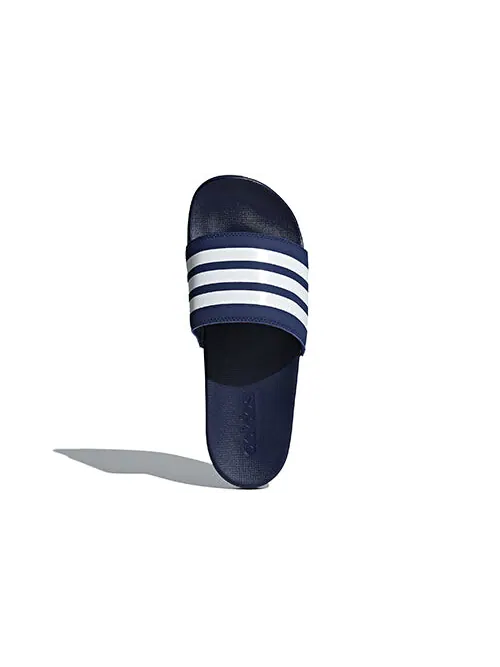 Тапочки adilette comfort slides 'dark blue white' Adidas — изображение 3 из 4, синий/белый