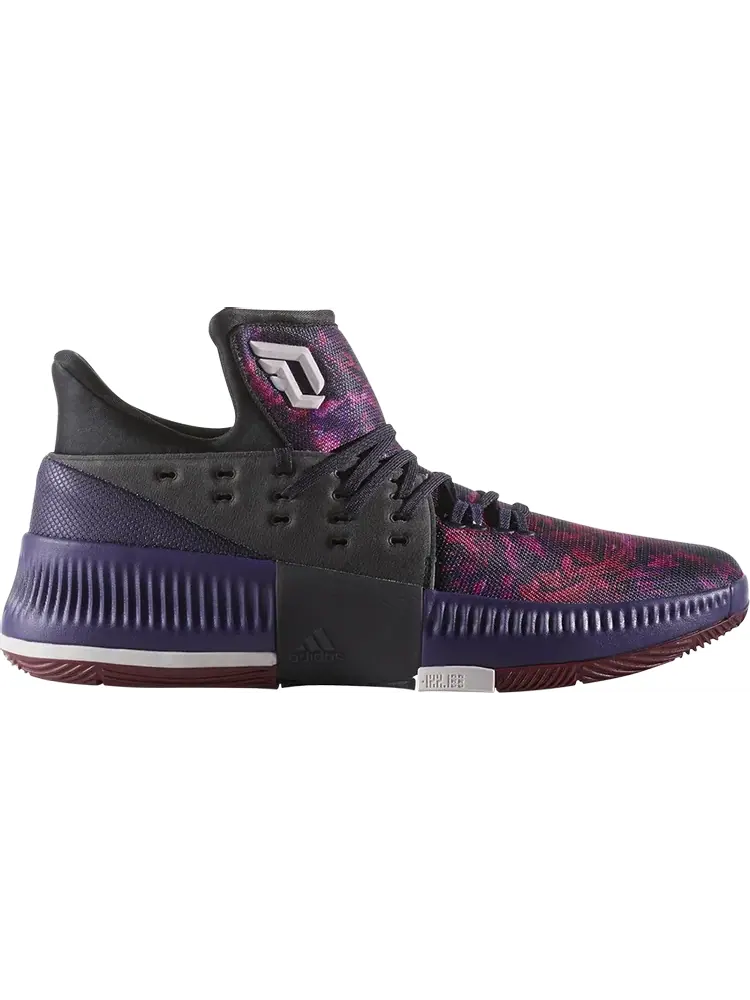 Кроссовки Adidas Dame 3 — изображение 1 из 8, фиолетовый