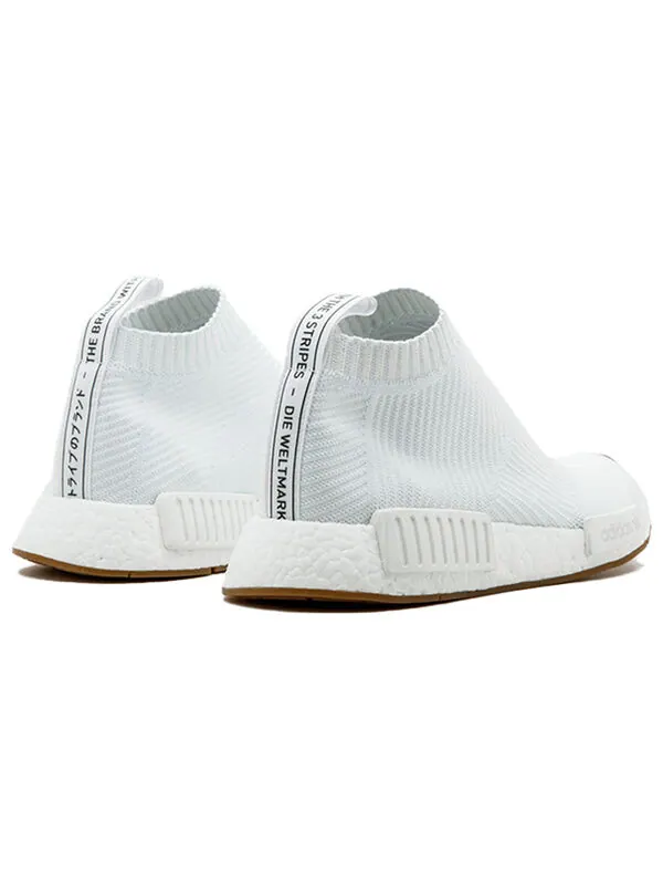 Кроссовки nmd_cs1 primeknit Adidas — изображение 4 из 4, белый