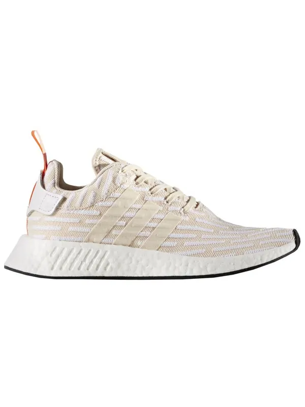 Кроссовки nmd_r2 'linen white' Adidas — изображение 2 из 3, бежевый