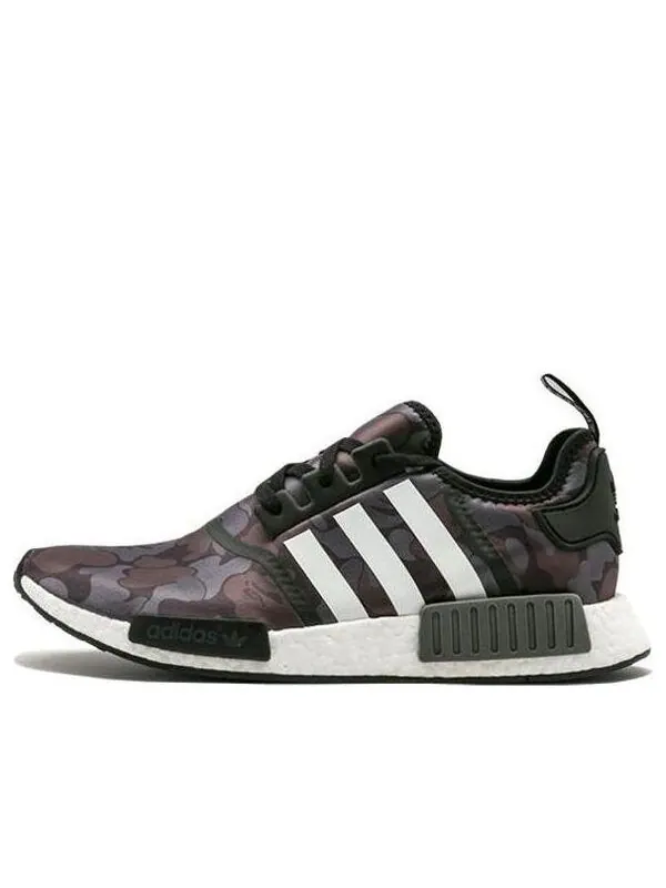 Кроссовки xa bathing ape nmd_r1 Adidas — изображение 1 из 3, черный