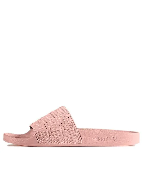 Тапочки adilette 'haze coral' Adidas — изображение 1 из 4, розовый