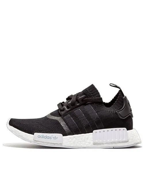 Кроссовки nmd_r1 primeknit Adidas — изображение 1 из 4, черный/белый
