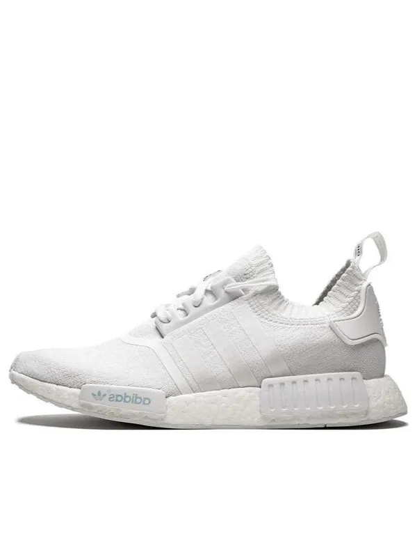Кроссовки nmd_r1 primeknit Adidas — изображение 1 из 4, белый/белый