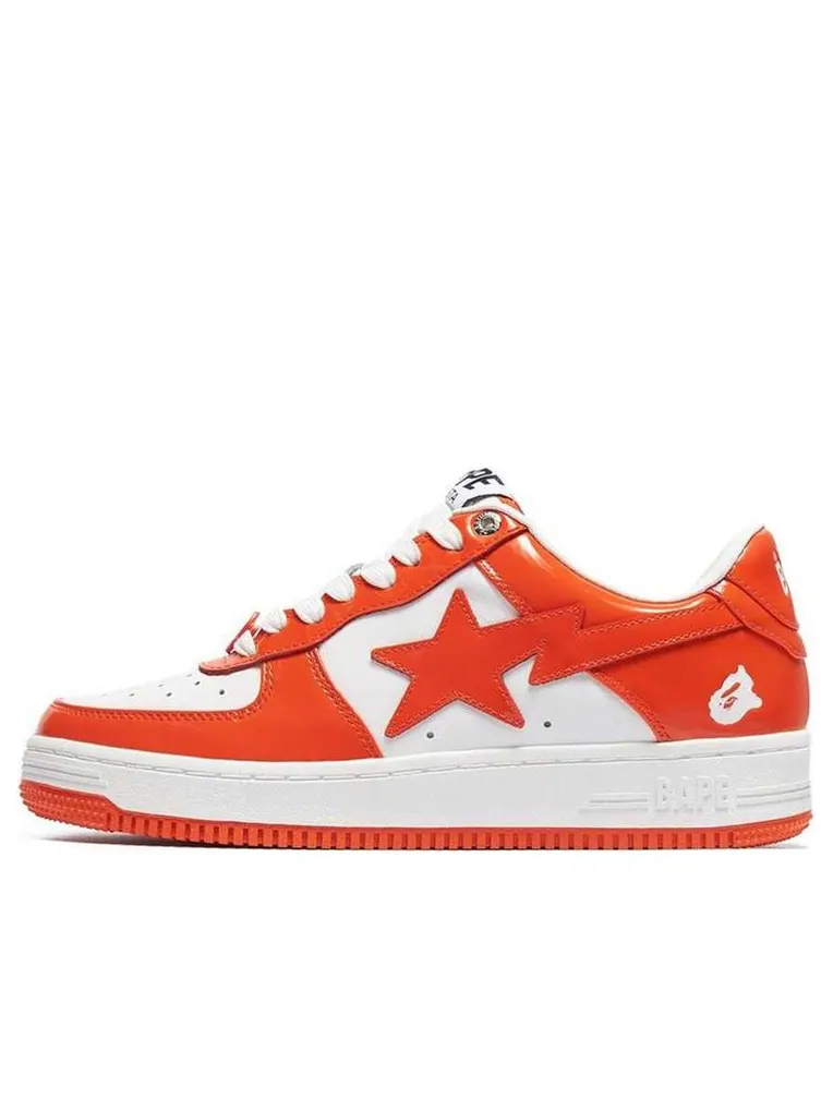 A Bathing Ape Bape Sta Low 'Orange White 2022' — изображение 1 из 1, оранжевый/белый