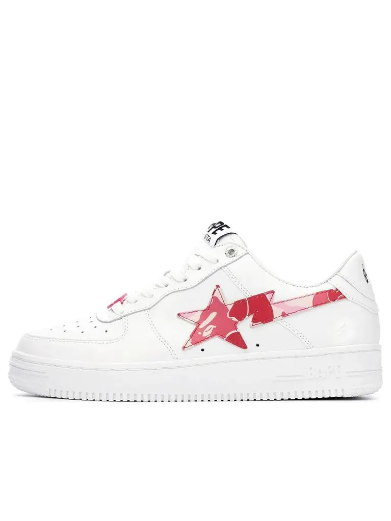 Кроссовки A BATHING APE Bape Sta ABC Camo 'White Pink' — изображение 1 из 1