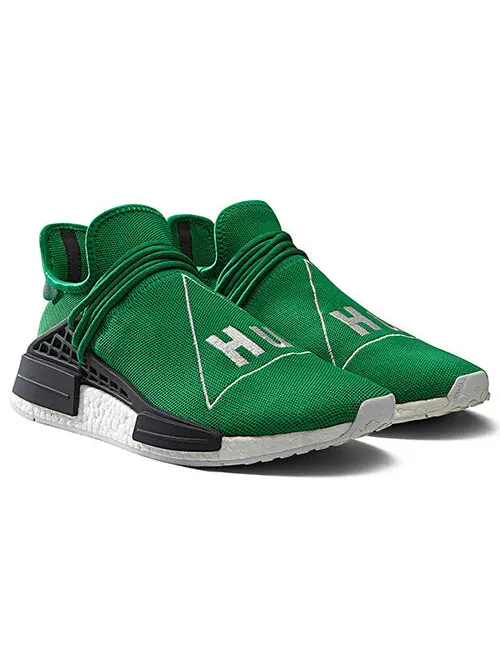 Кроссовки x pharrell nmd hu Adidas — изображение 2 из 4, зеленый